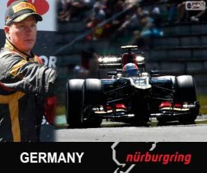 Puzzle Kimi Räikkönen - Lotus - 2013 Γερμανικά Grand Prix, 2º ταξινομούνται